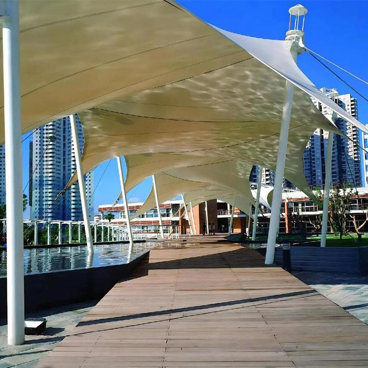 石嘴山膜结构景观棚