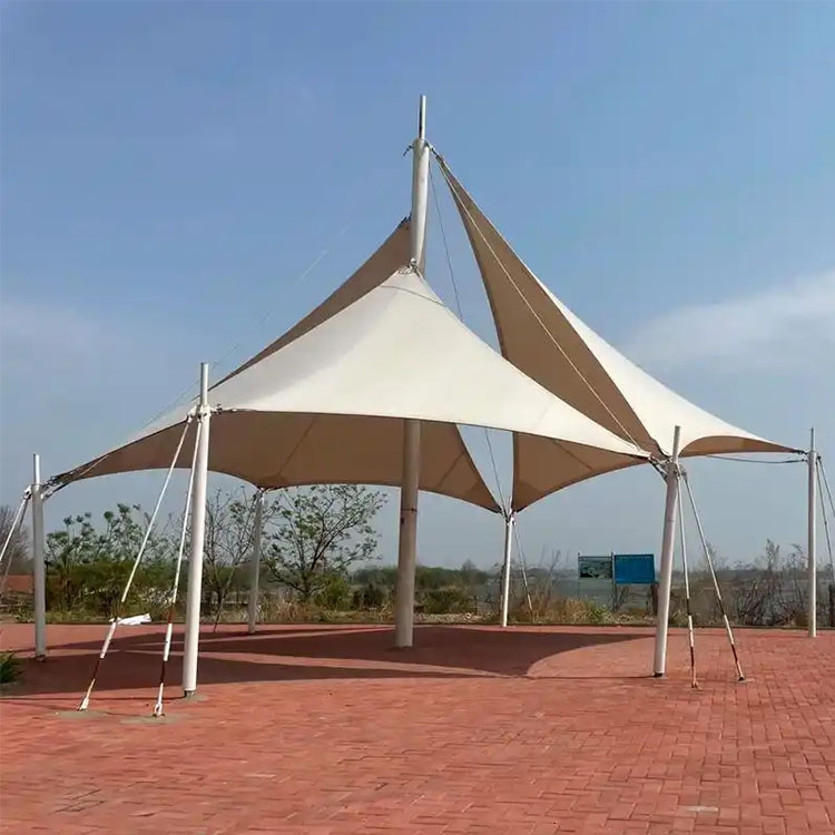 石嘴山膜结构景观棚