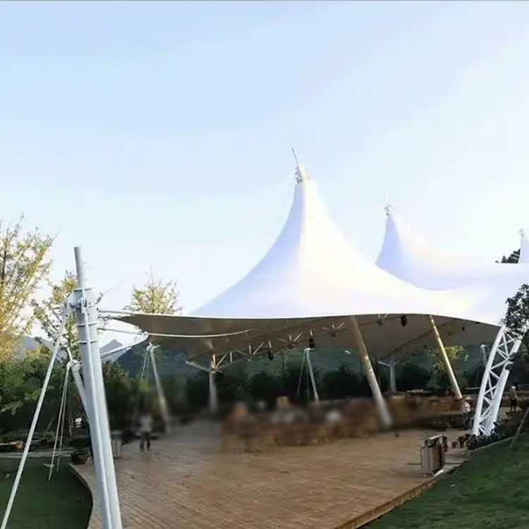 石嘴山膜结构景观棚