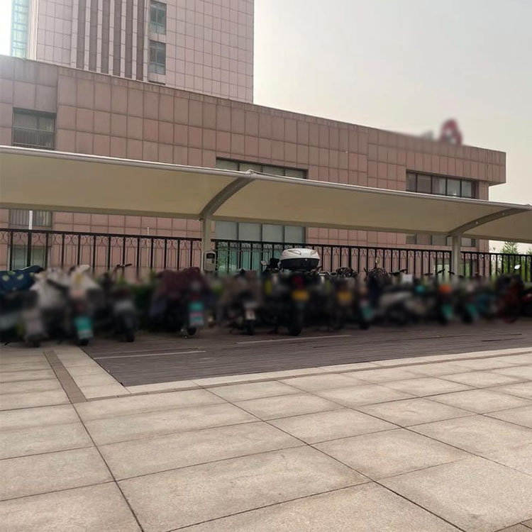 石嘴山膜结构电动车棚